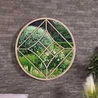 Lisbon Outdoor Round Mirror